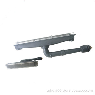 Cast iron ceramic tile IR infrared gas burner for electrostatic oven